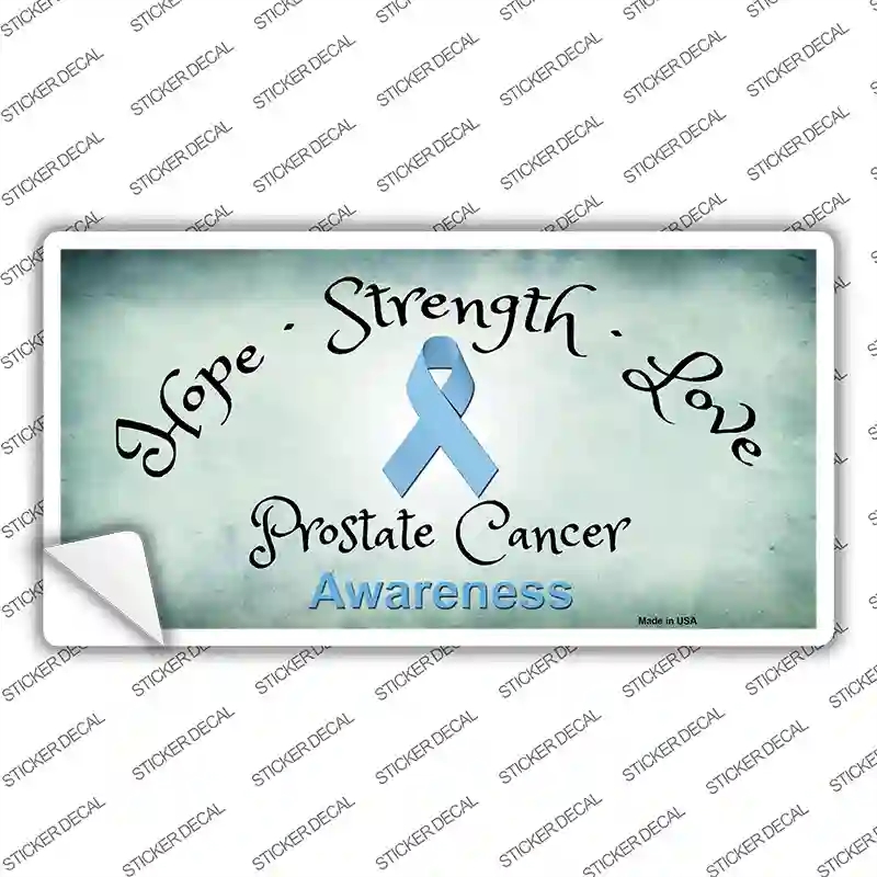 LP-8319s-XL Prostate Ribbon Novelty Sticker Decal - Extra Large