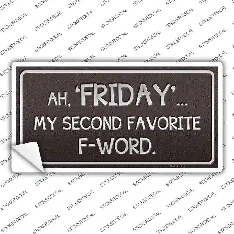 LP-9620s-S Friday Novelty Sticker Decal - Small