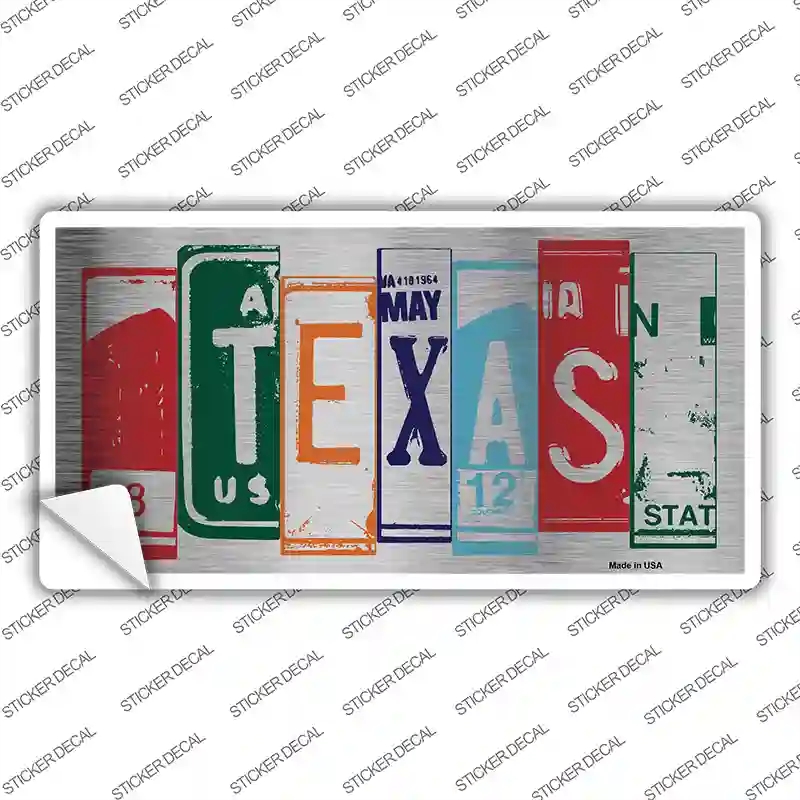 LPC-1057s-L Texas Art Novelty Sticker Decal - Large