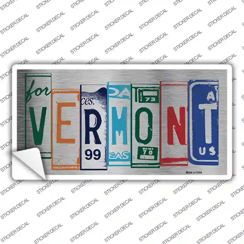 LPC-1059s-L Vermont Art Novelty Sticker Decal - Large