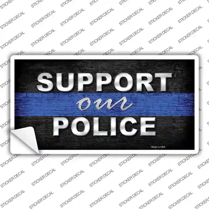 LP-9405s-XL Support Our Police Novelty Sticker Decal - Extra Large