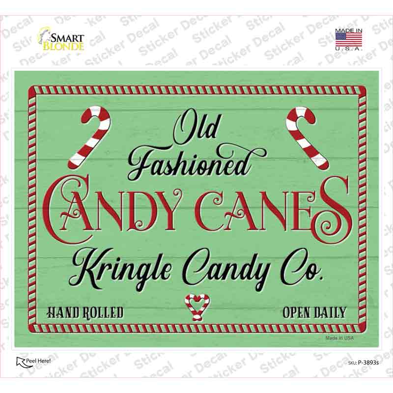 P-3893s-M Kringle Candy Co Novelty Rectangle Sticker Decal - Medium