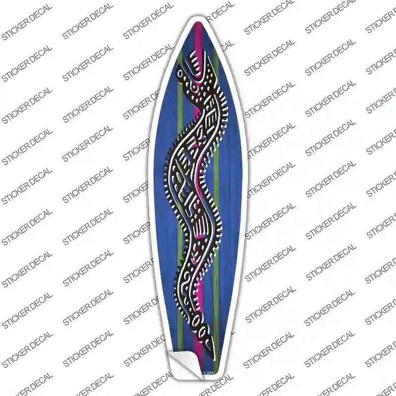 SB-427s-L Tribal Snake Novelty Surfboard Sticker Decal - Large