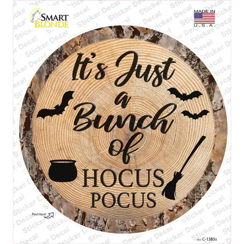 C-1385s-M Bunch of Hocus Pocus Novelty Circle Sticker Decal - Medium
