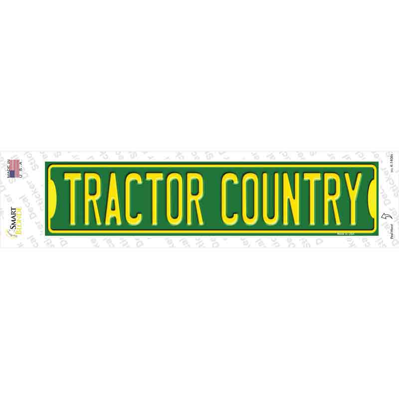 K-1408s-M Tractor Country Novelty Narrow Sticker Decal - Medium