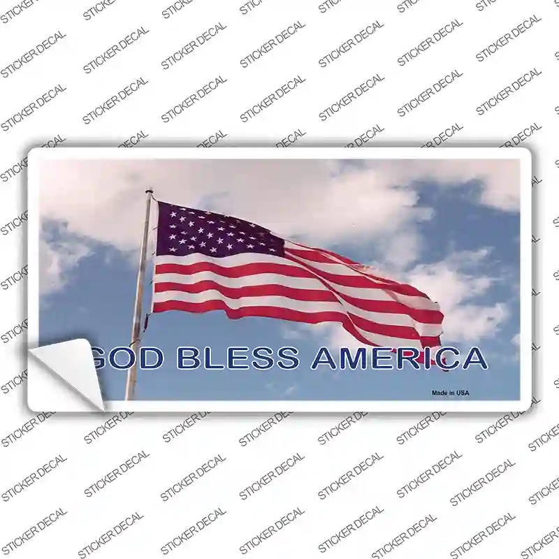 LP-140s-S God Bless America Novelty Sticker Decal - Small