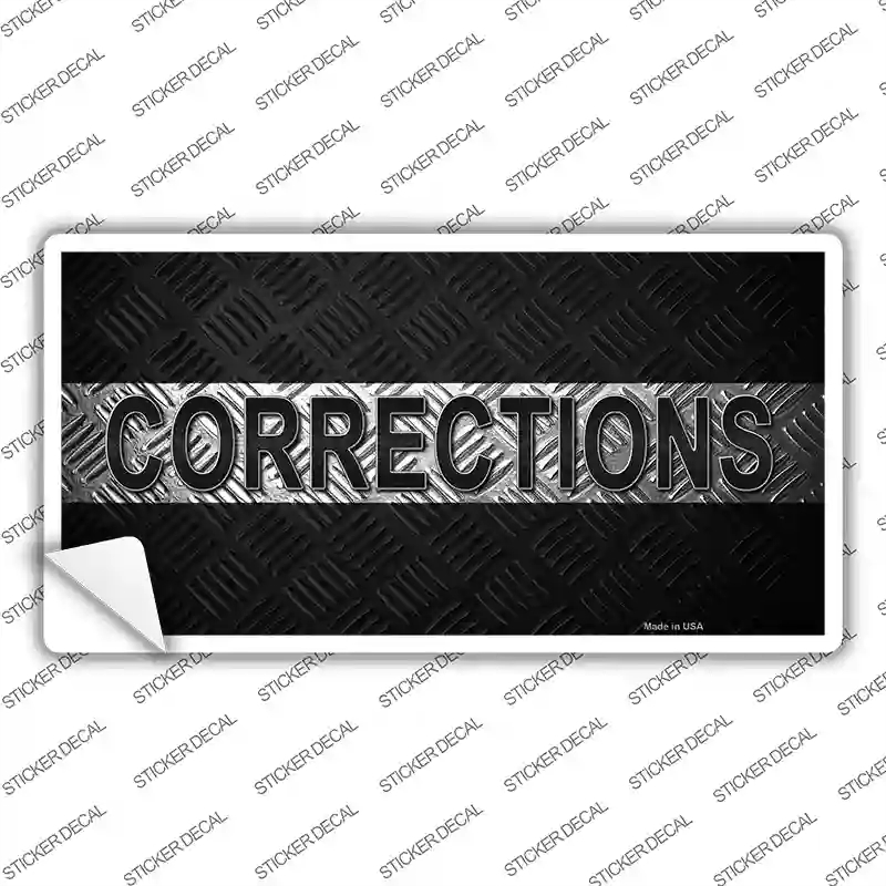 LP-9344s-L Corrections Novelty Sticker Decal - Large