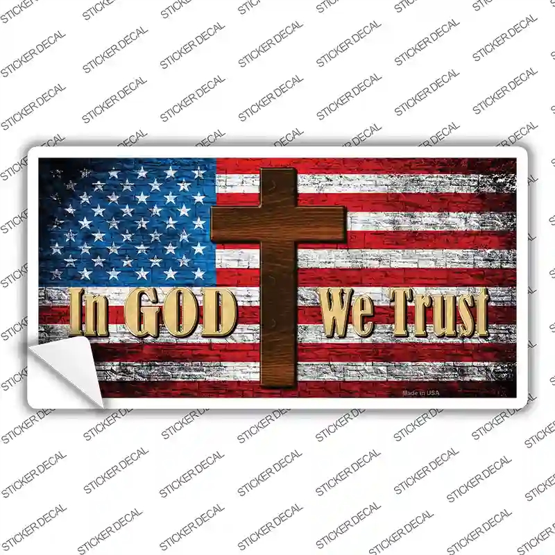 LP-9434s-S God We Trust Novelty Sticker Decal - Small