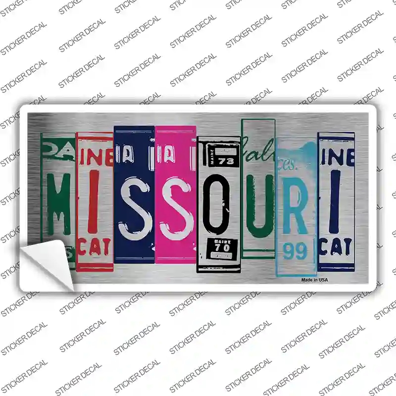 LPC-1039s-L Missouri Art Novelty Sticker Decal - Large