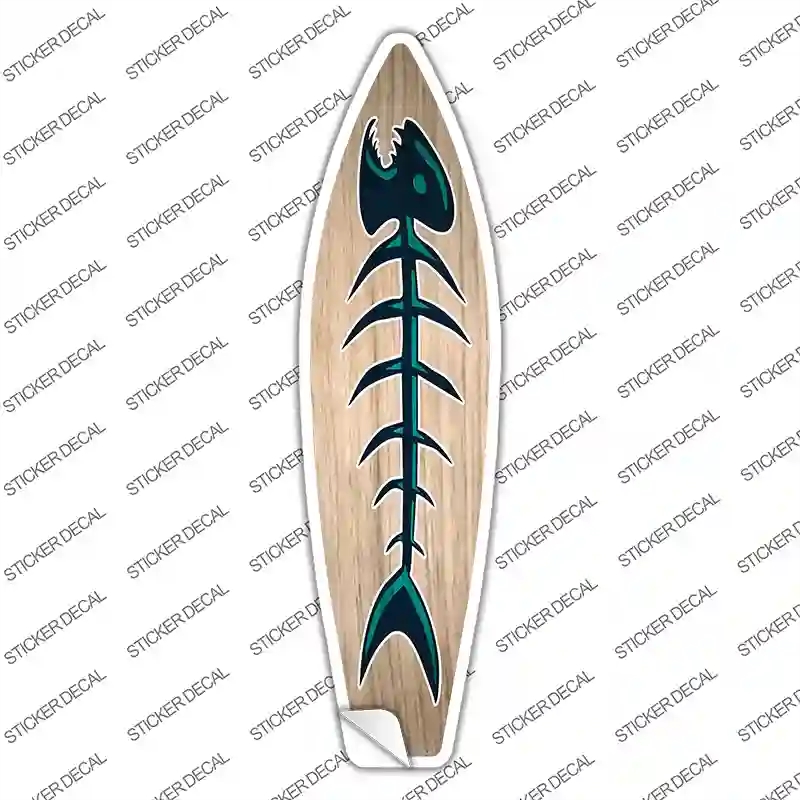 SB-325s-XL Dead Fish Novelty Surfboard Sticker Decal - Extra Large