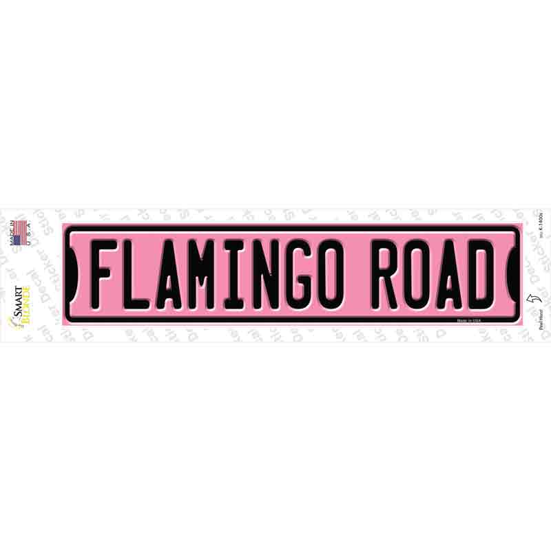 K-1400s-M Flamingo Road Novelty Narrow Sticker Decal - Medium