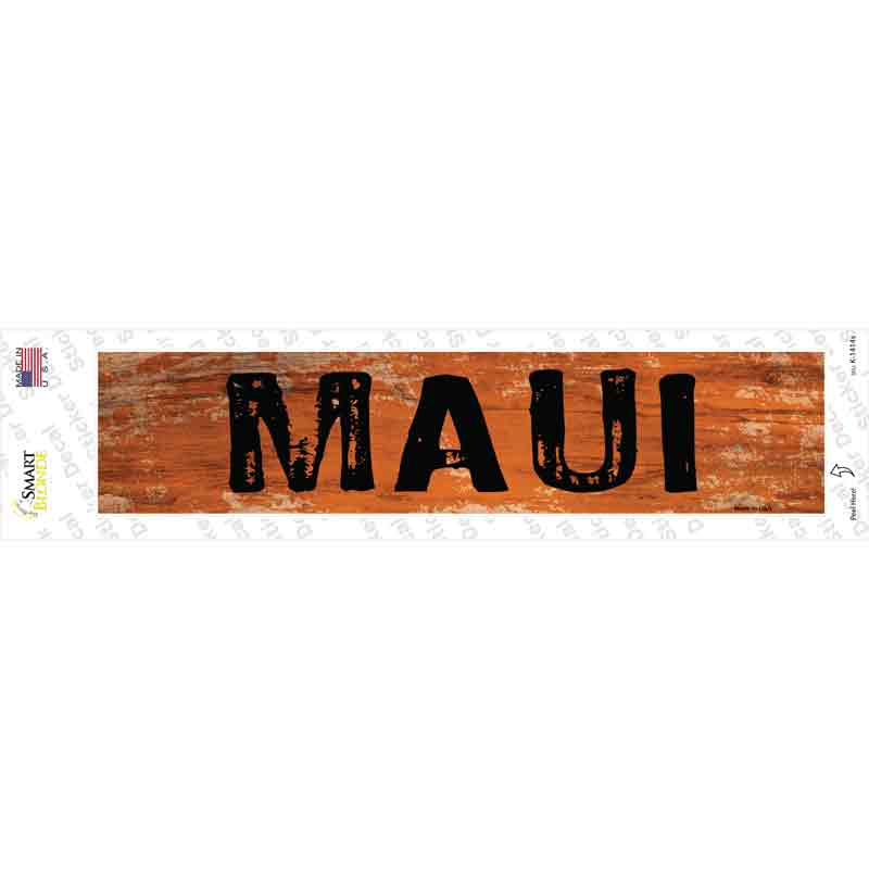 K-1414s-M Maui Novelty Narrow Sticker Decal - Medium