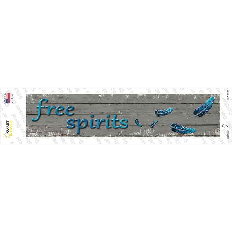 K-1440s-M Free Spirits Novelty Narrow Sticker Decal - Medium