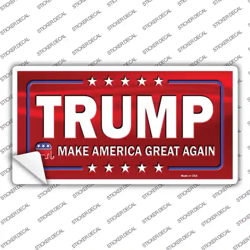 LP-9341s-S Trump MAGA Novelty Sticker Decal - Small