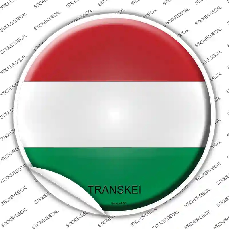 C-447s-S Transkei Country Novelty Circle Sticker Decal - Small