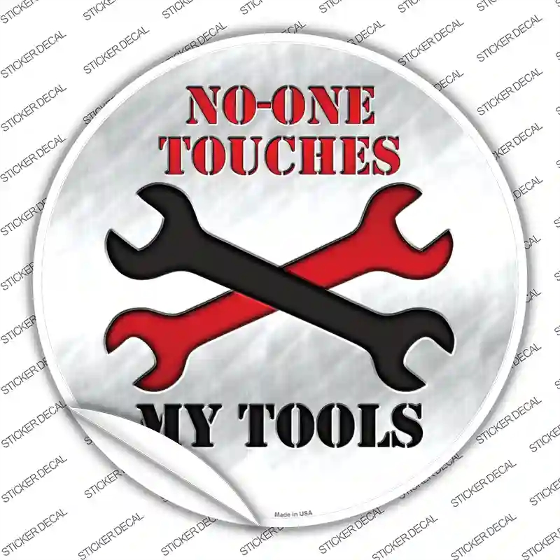 C-750s-S My Tools Novelty Circle Sticker Decal - Small