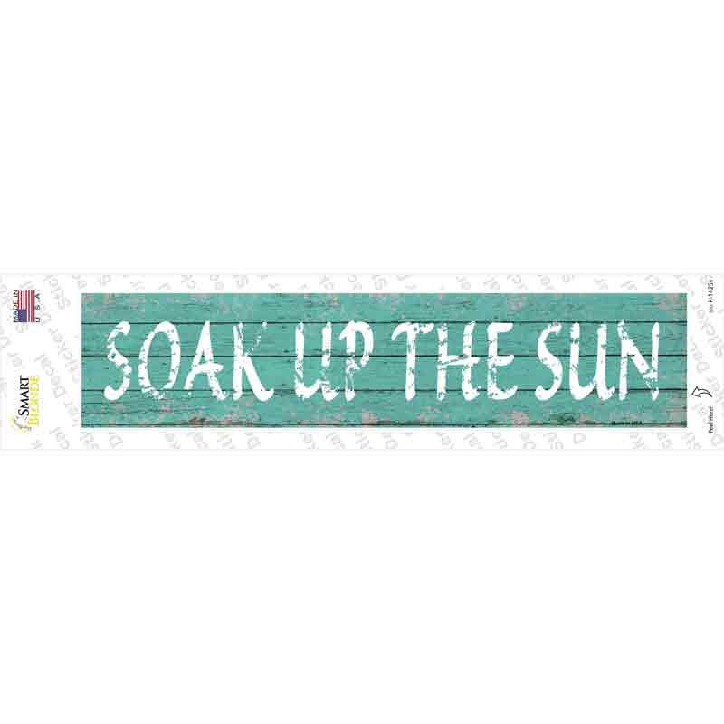 K-1425s-M Soak Up the Sun Novelty Narrow Sticker Decal - Medium