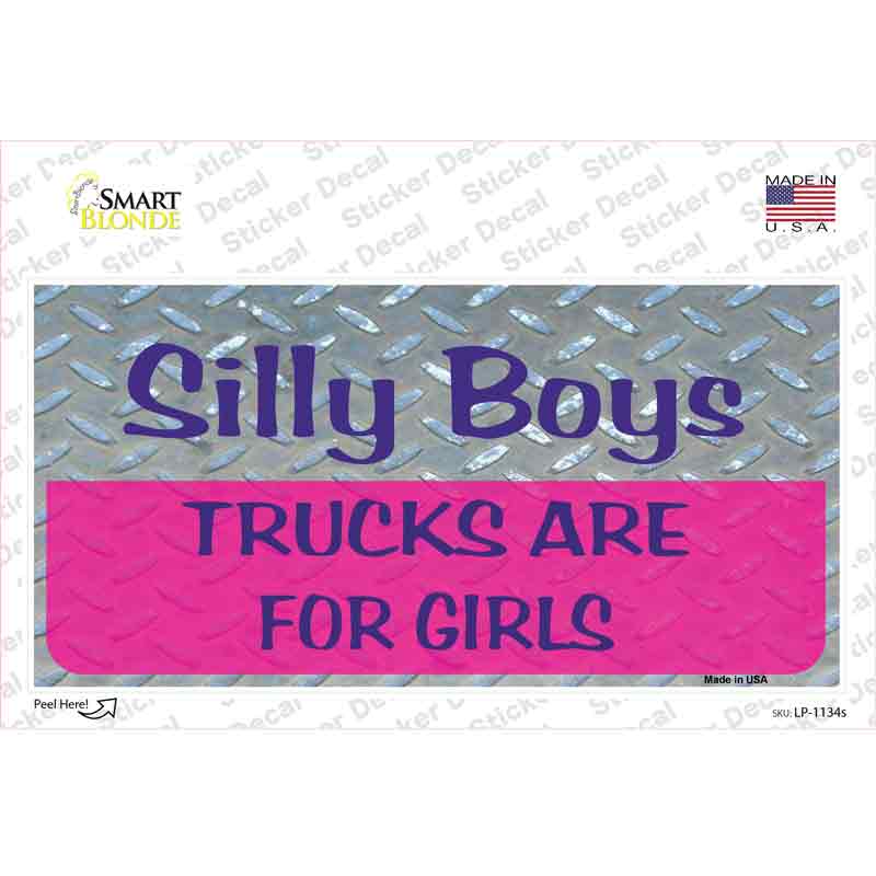 LP-1134s-M Silly Boys Novelty Sticker Decal - Medium