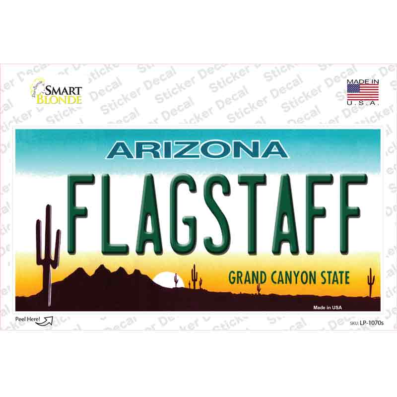 LP-1070s-M Flagstaff Arizona Novelty Sticker Decal - Medium