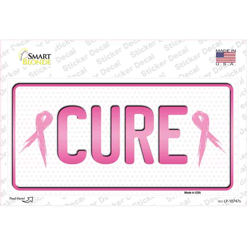 LP-10747s-M Cure Novelty Sticker Decal - Medium