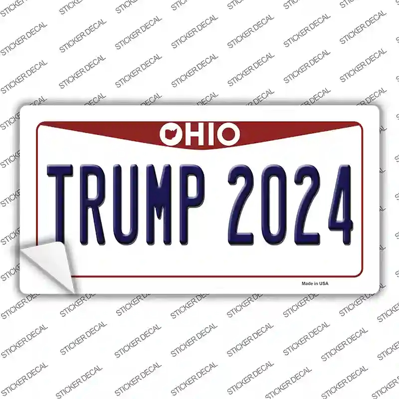 LP-12248s-S Trump 2024 Ohio Novelty Sticker Decal - Small