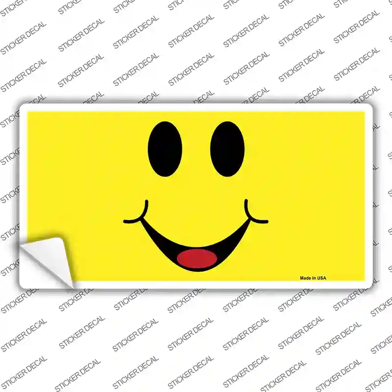 LP-1299s-XL Happy Smiley Novelty Sticker Decal - Extra Large