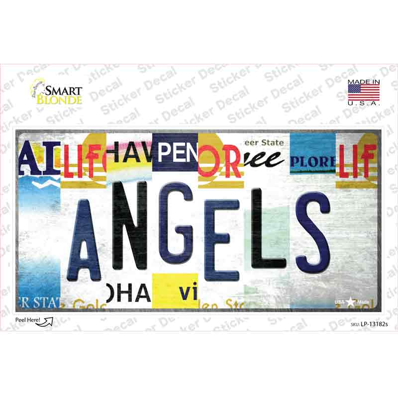 LP-13182s-M Angels Strip Art Novelty Sticker Decal - Medium