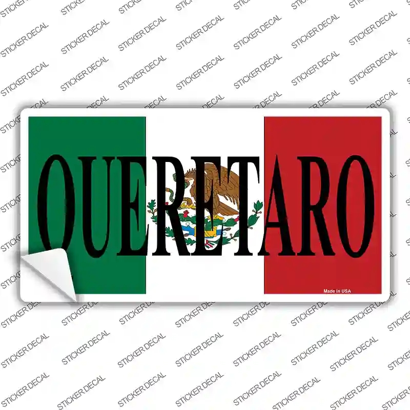 LP-3445s-L Queretaro Mexico Background Novelty Sticker Decal - Large