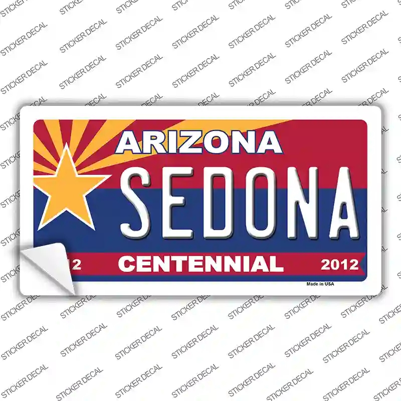 LP-1860s-S Arizona Centennial Sedona Novelty Sticker Decal - Small