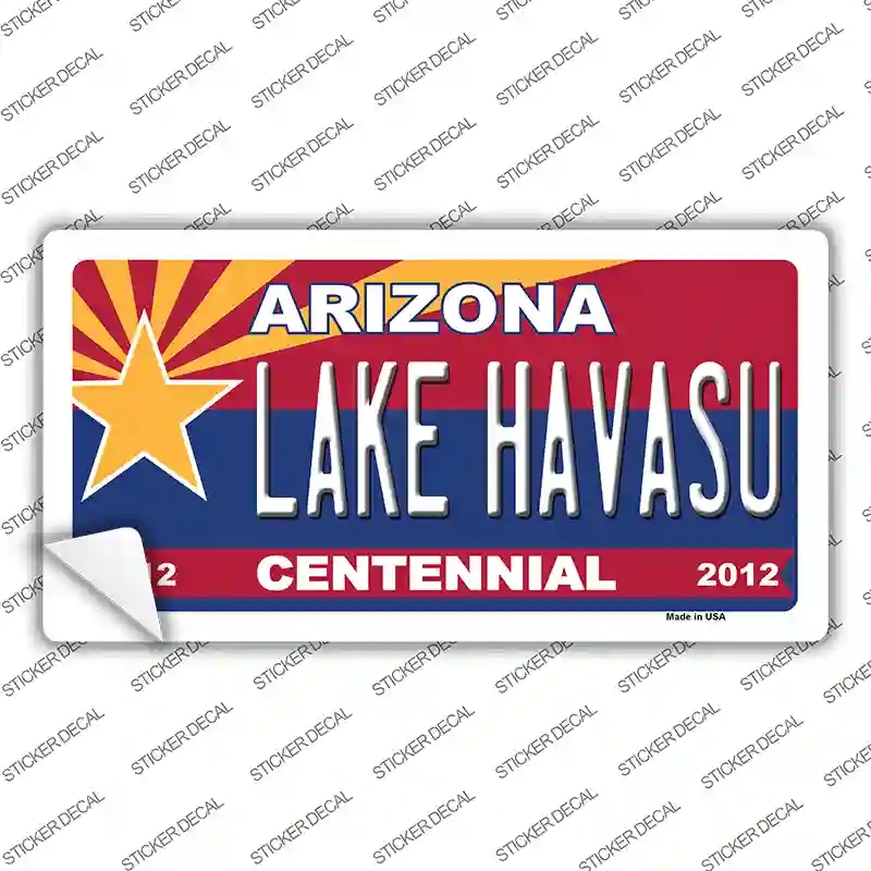 LP-1861s-S Arizona Centennial Lake Havasu Novelty Sticker Decal - Small