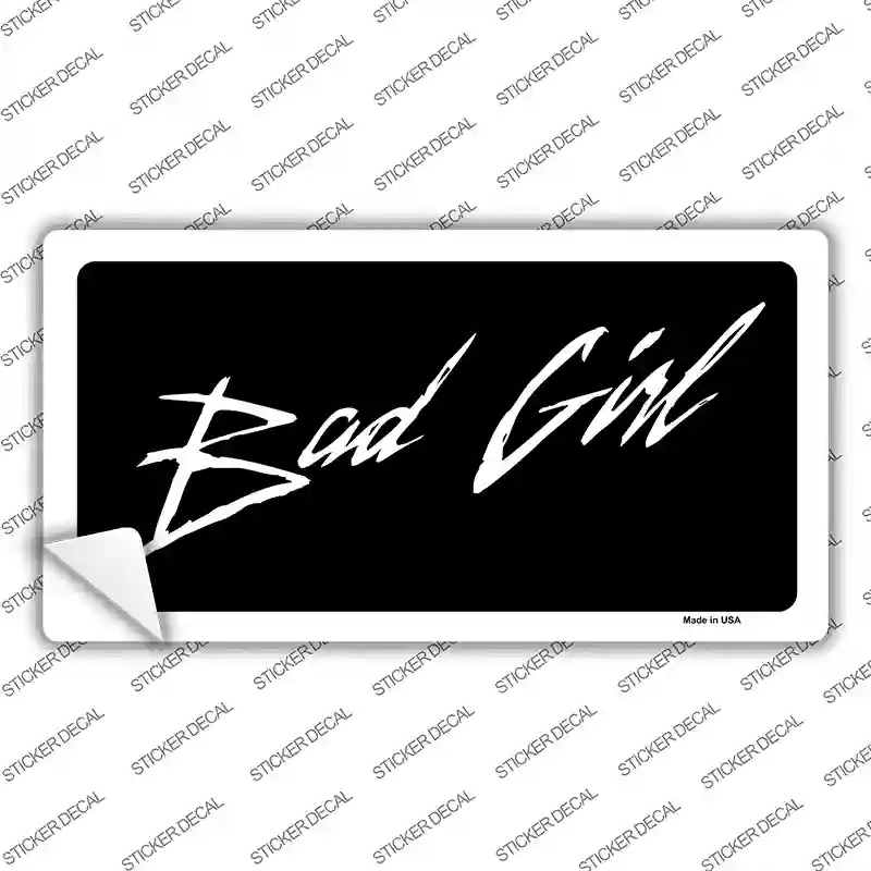 LP-1886s-L Bad Girl Novelty Sticker Decal - Large