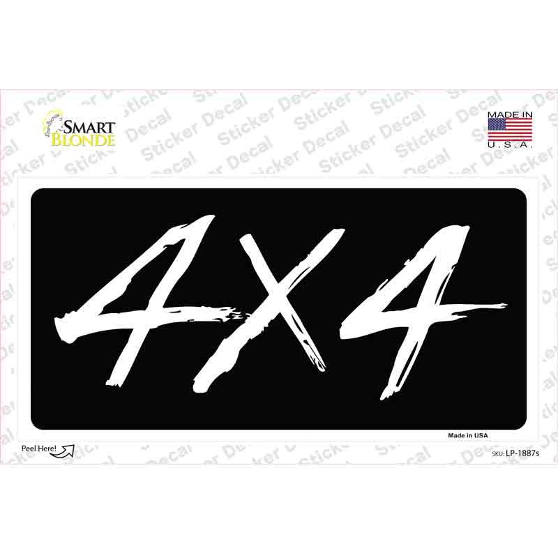 LP-1887s-M 4x4 Novelty Sticker Decal - Medium