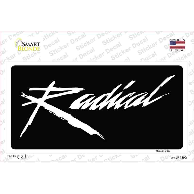 LP-1890s-M Radical Novelty Sticker Decal - Medium