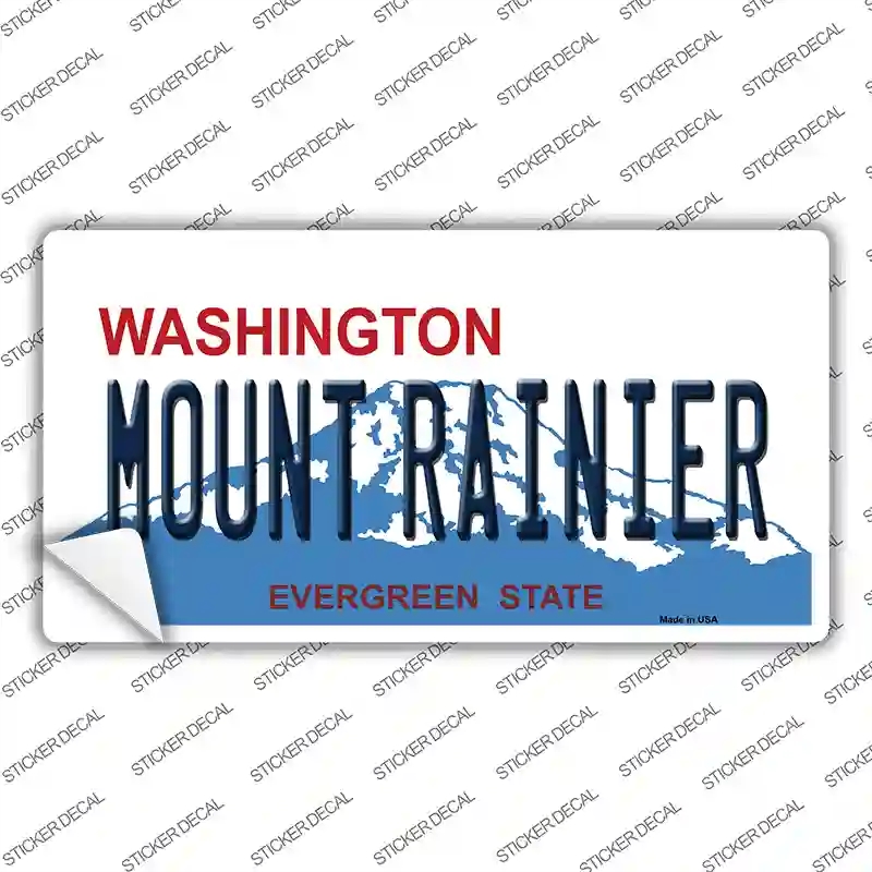 LP-1478s-S Mount Rainier Washington Novelty Sticker Decal - Small