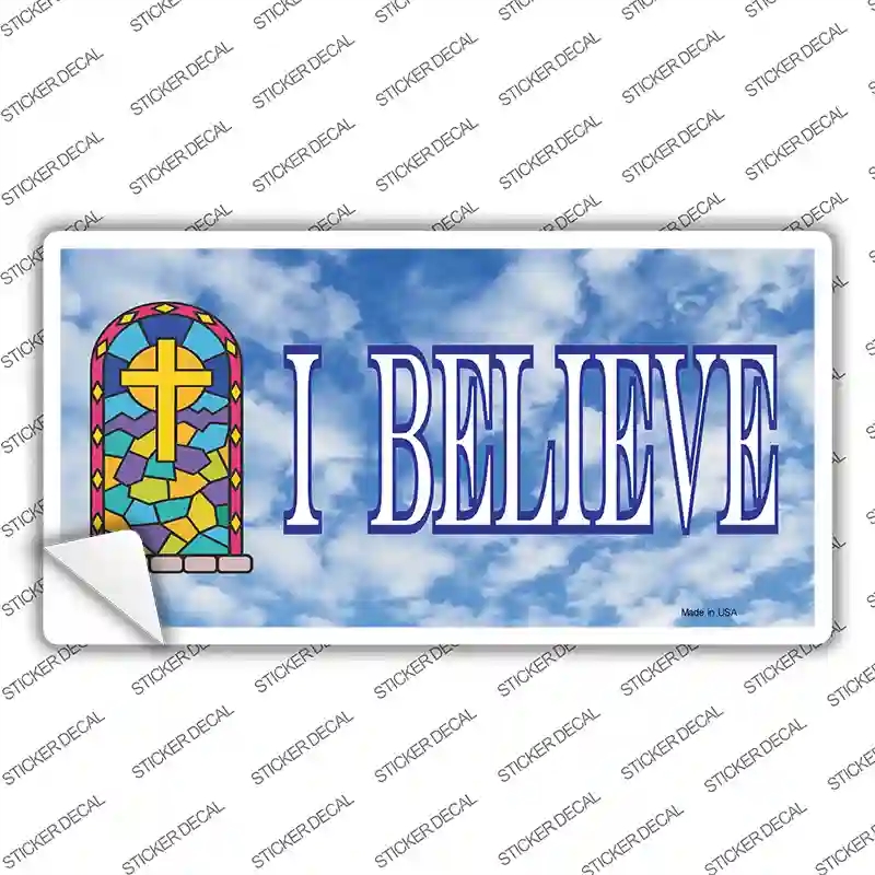 LP-2398s-XL I Believe Novelty Sticker Decal - Extra Large