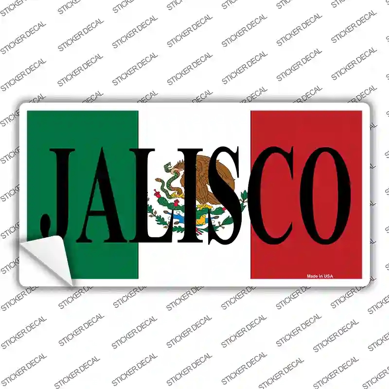 LP-3429s-XL Jalisco Mexico Background Novelty Sticker Decal - Extra Large