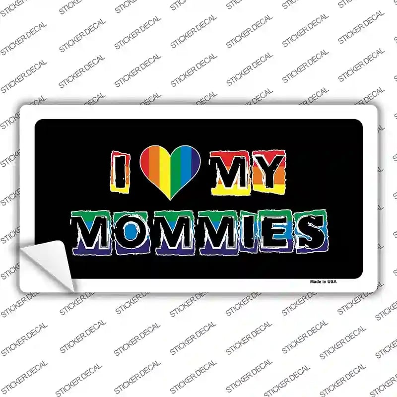 LP-4735s-S I Love My Mommies Novelty Sticker Decal - Small