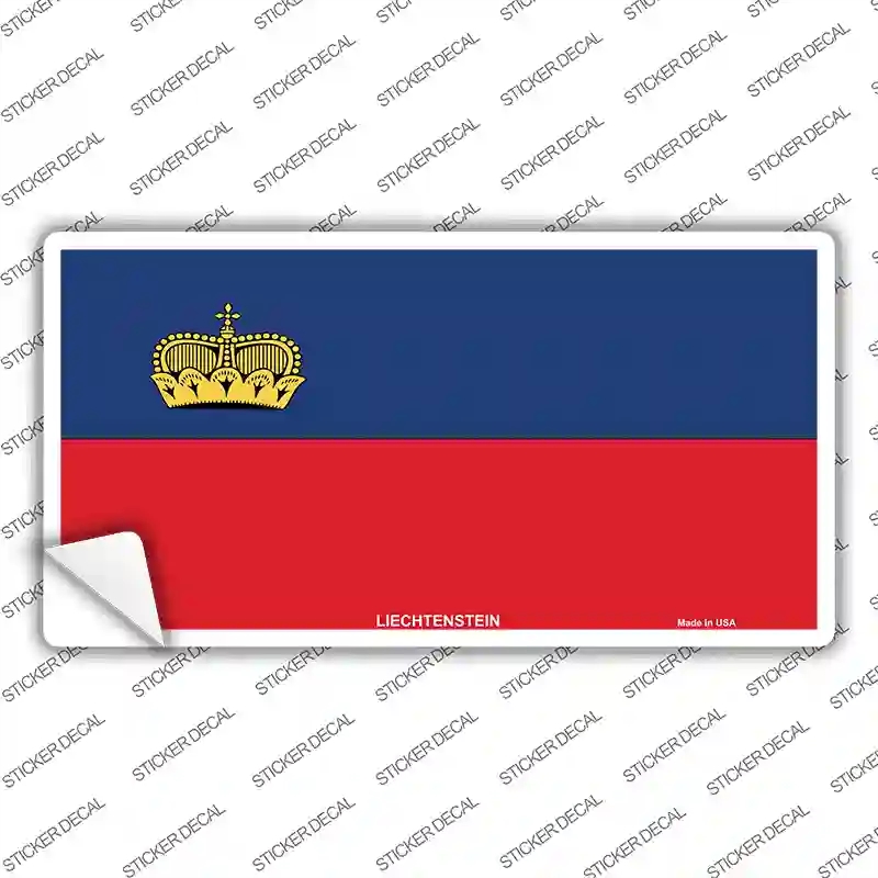 LP-4080s-XL Liechtenstein Flag Novelty Sticker Decal - Extra Large