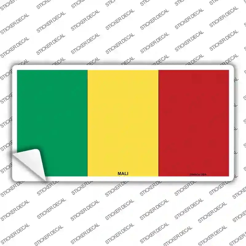 LP-4092s-XL Mali Flag Novelty Sticker Decal - Extra Large