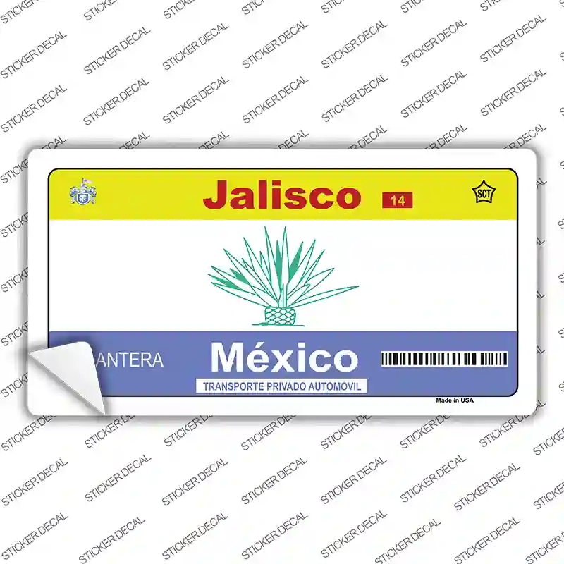 LP-4816s-L Jalisco Mexico Novelty Sticker Decal - Large