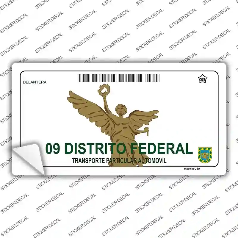 LP-4821s-S Distrito Federal Mexico Novelty Sticker Decal - Small