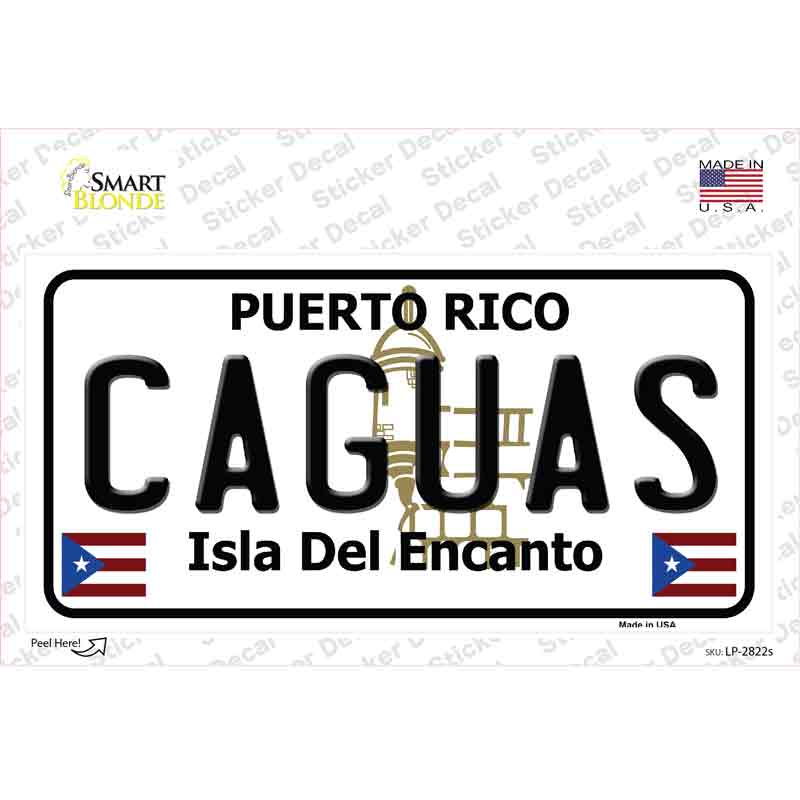 LP-2822s-M Caguas Novelty Sticker Decal - Medium