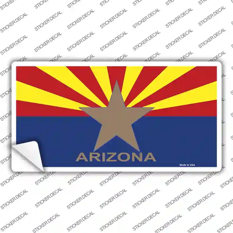 LP-471s-XL Arizona State Flag Novelty Sticker Decal - Extra Large