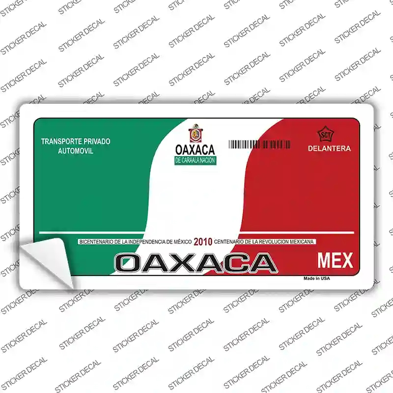 LP-4792s-S Oaxaca Mexico Novelty Sticker Decal - Small