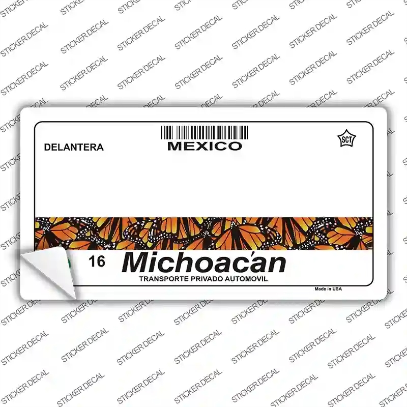 LP-4798s-S Michoacan Mexico Novelty Sticker Decal - Small