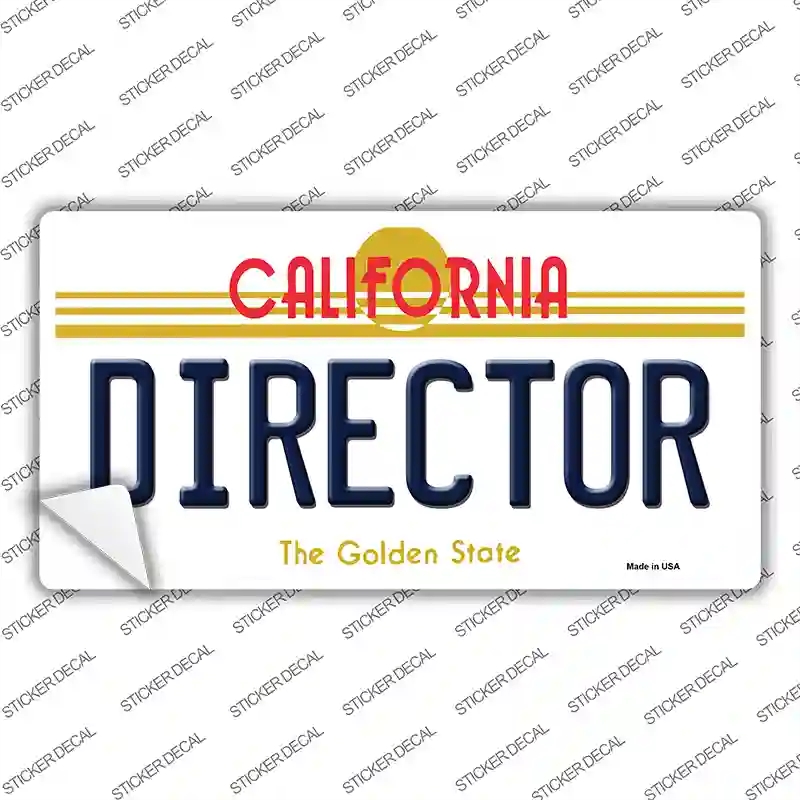 LP-4894s-S Director California Novelty Sticker Decal - Small