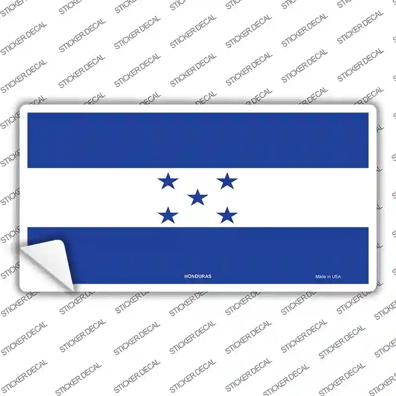 LP-489s-XL Honduras Flag Novelty Sticker Decal - Extra Large