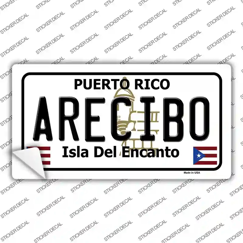 LP-2816s-S Arecibo Puerto Rico Novelty Sticker Decal - Small