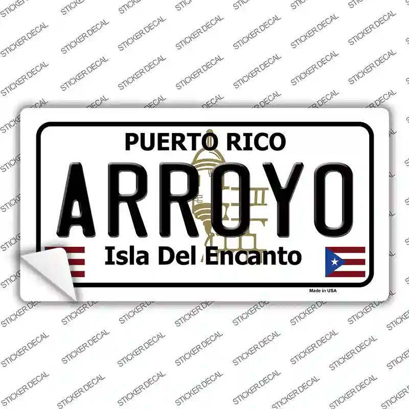LP-2817s-S Arroyo Puerto Rico Novelty Sticker Decal - Small