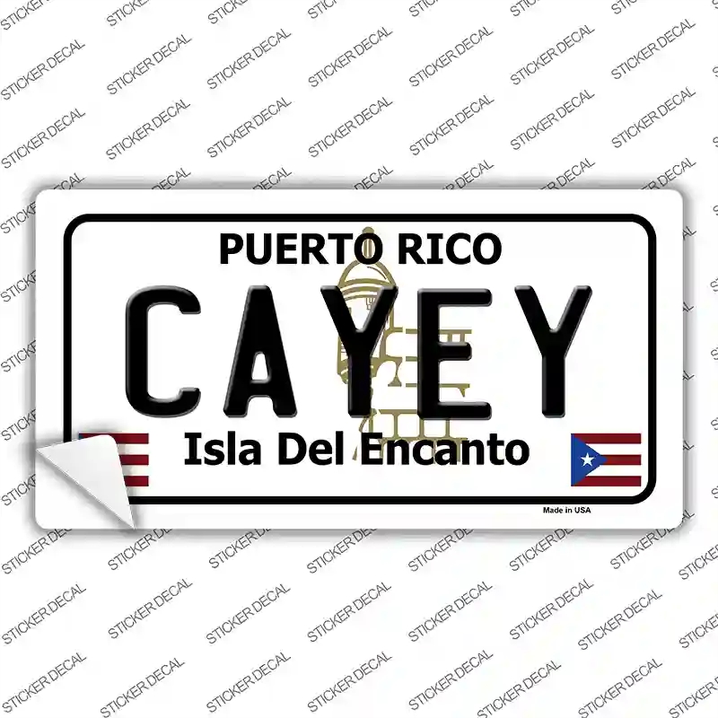 LP-2827s-S Cayey Puerto Rico Novelty Sticker Decal - Small